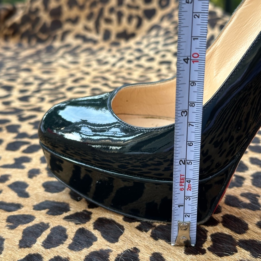 Christian Louboutin BIANCA BLACK HEELS 38.5 - Picture 7 of 13